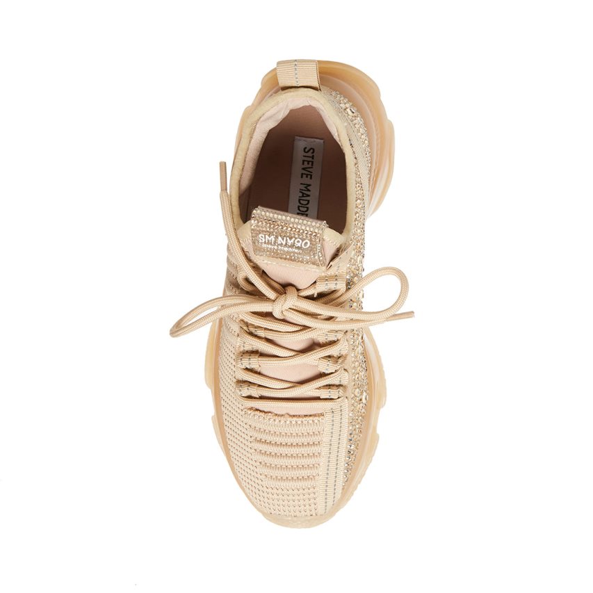 Zapatillas Steve Madden Maxima Mujer Beige | ES BU0463